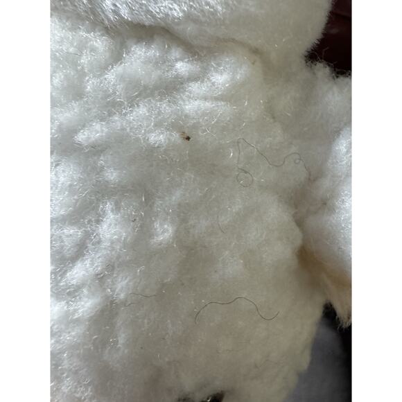 Vintage Christmas Plush Bear Door Knob Cover w/Tag 1980s Holiday Decor Retro - Picture 7 of 8